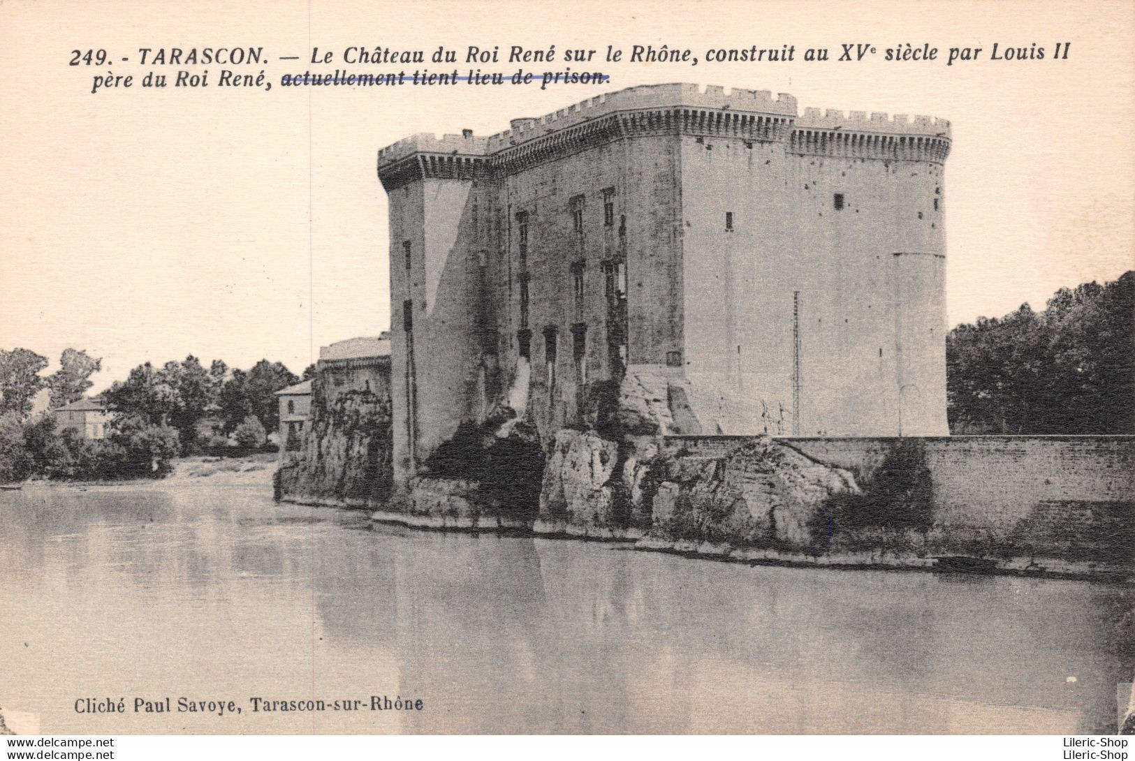 [13] TARASCON - Lot De 4 Cpa  - Château Du Roi René Et Une Vue Générale Prise Du Château De Montmorency à Beaucaire ♥♥♥ - Tarascon