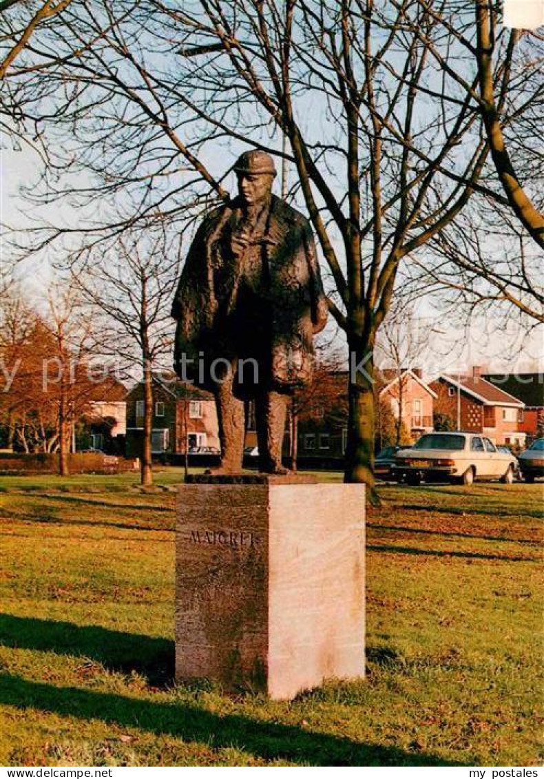 72682433 Delfzijl Maigret Denkmal Van Georges Simenon Delfzijl - Autres & Non Classés