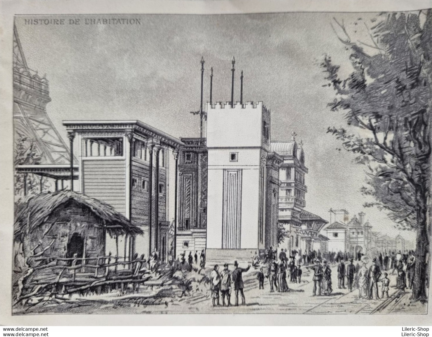 PARIS - Souvenir De L'Exposition Universelle De 1889 - Offert Par Les Exposants De La Classe 35 - Fascicule En Accordéon - Programmes