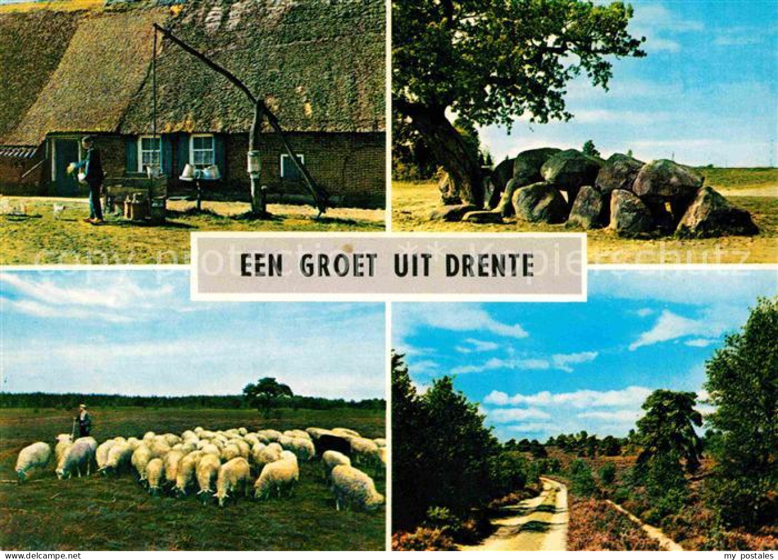 72682407 Drente Oude Boerderij Schoonebeek Hunebed Rolde Schaapherder Exlo Bos E - Autres & Non Classés