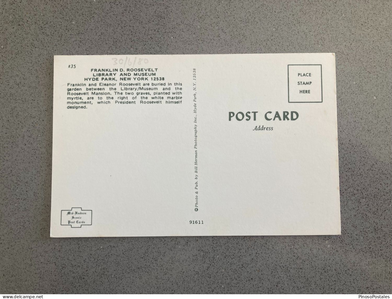 Franklin D. Roosevelt Library And Museum, Hyde Park, New York Carte Postale Postcard - Autres & Non Classés