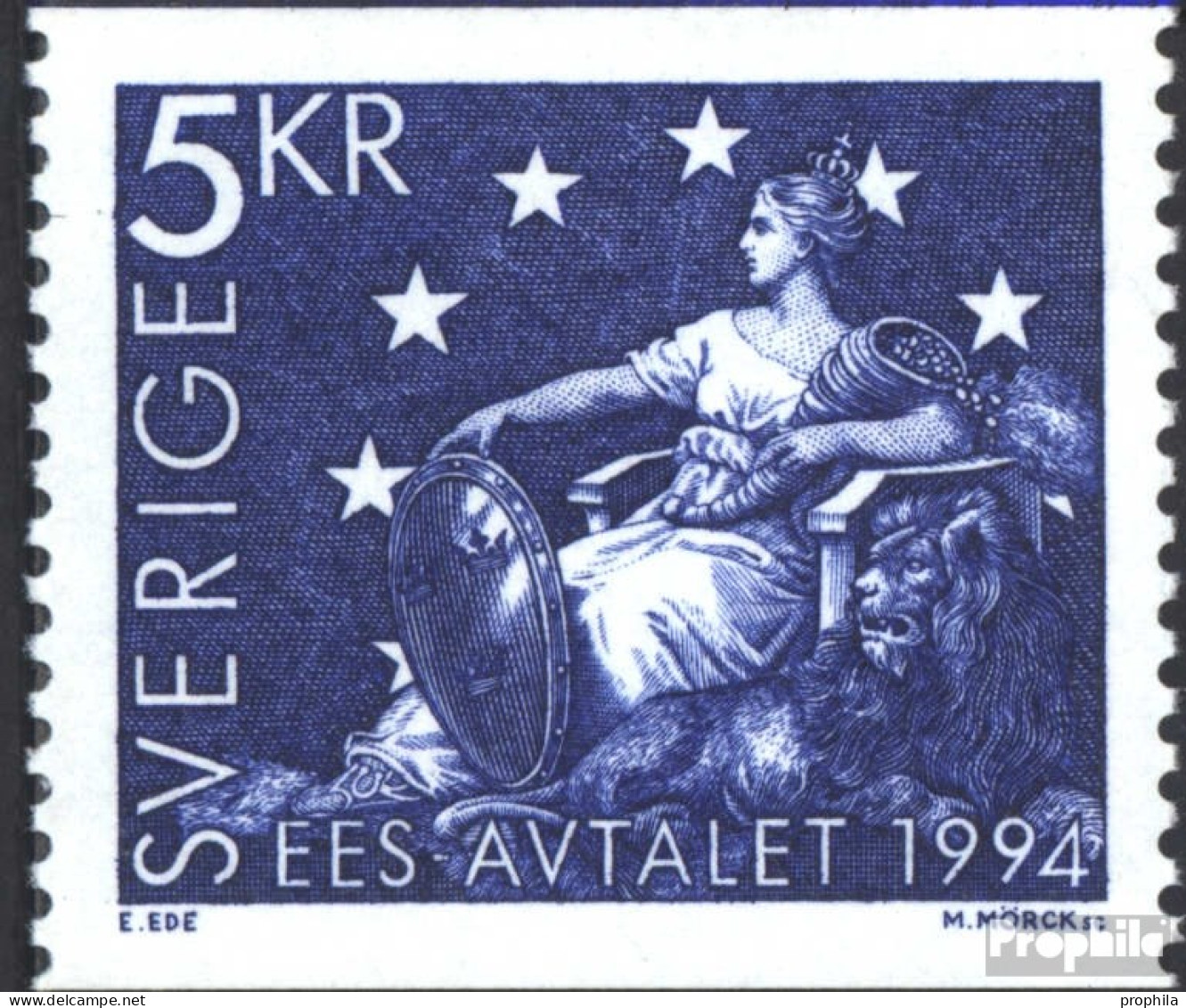 Schweden 1811 (kompl.Ausg.) Postfrisch 1994 Europäische Wirtschaft - Ungebraucht