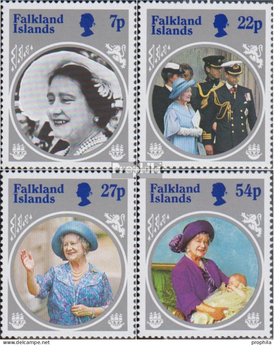 Falklandinseln 427-430 (kompl.Ausg.) Postfrisch 1985 Königinmutter Elisabeth - Falkland