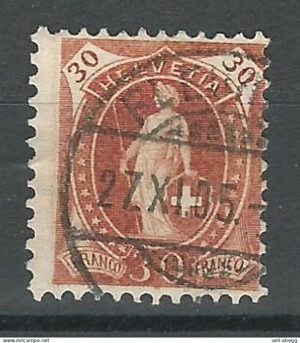 SBK 88A, Mi 76C O Fleurier - Used Stamps