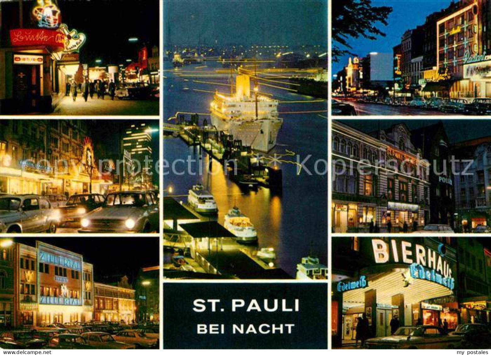 72682005 St Pauli Bei Nacht Details Hamburg - Sonstige & Ohne Zuordnung