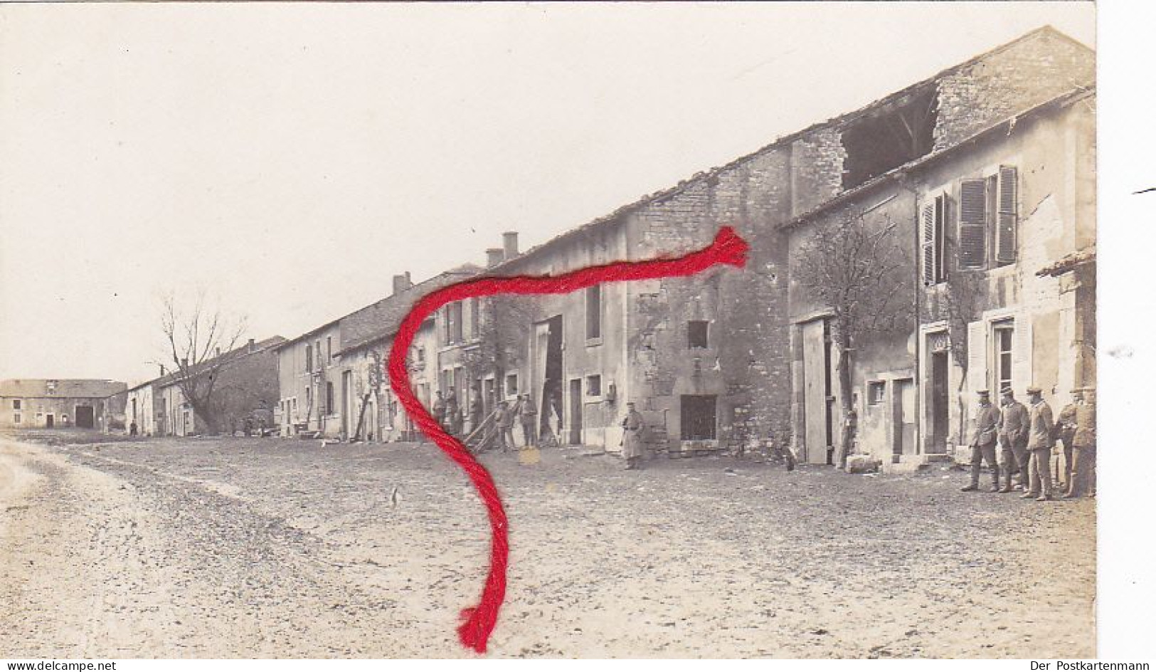 / 55 / - WADONVILLE  Hauptstrasse Carte Photo Allemande 1° Guerre - Autres & Non Classés