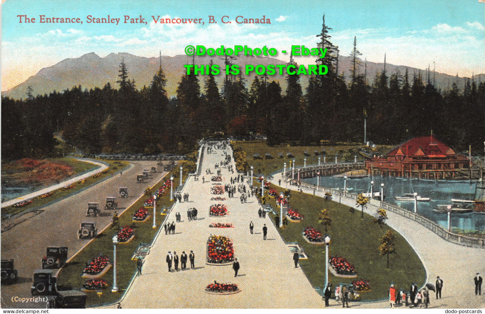 R424004 Vancouver. B. C. Canada. Stanley Park. The Entrance. Coast Publishing - Monde