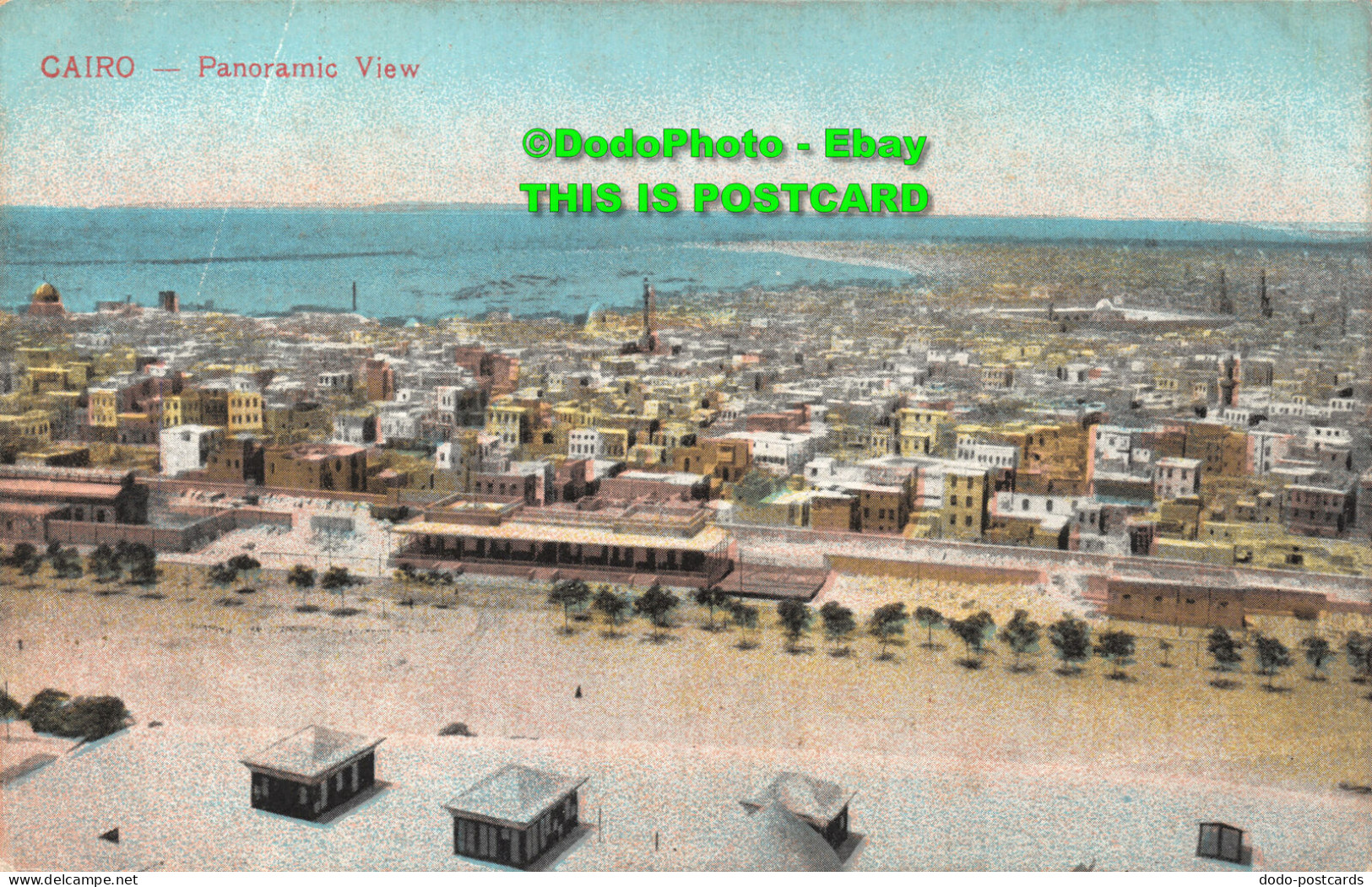 R424006 Cairo. Panoramic View. The Cairo Post Card Trust. Serie 645 - Monde