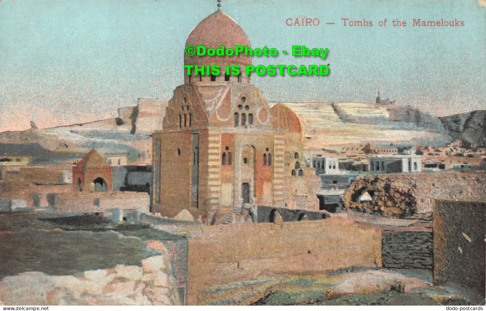 R424007 Cairo. Tombs Of The Mamelouks. The Cairo Post Card Trust. Serie 645 - Monde
