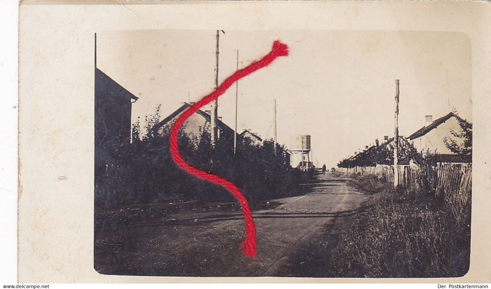 / 55 / - AMERMONT Strasse  Carte Photo Allemande 1° Guerre - Autres & Non Classés