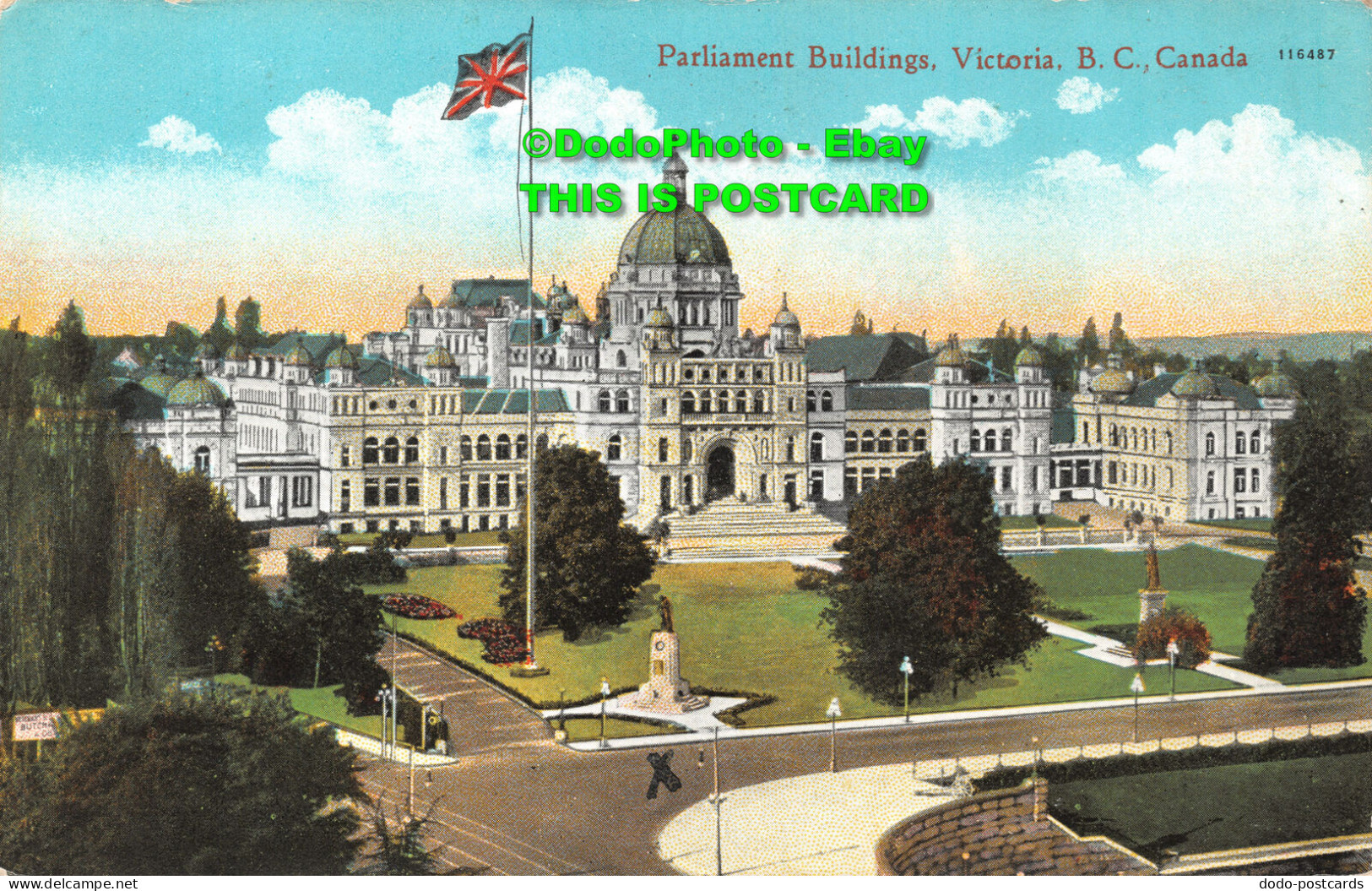 R424009 Victoria. B. C. Canada. Parliament Buildings. Coast Publishing - Monde