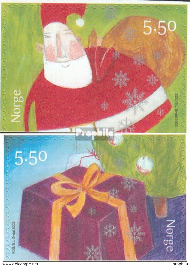 Norwegen 1484Du-1485Du (kompl.Ausg.) Postfrisch 2003 Weihnachten - Unused Stamps