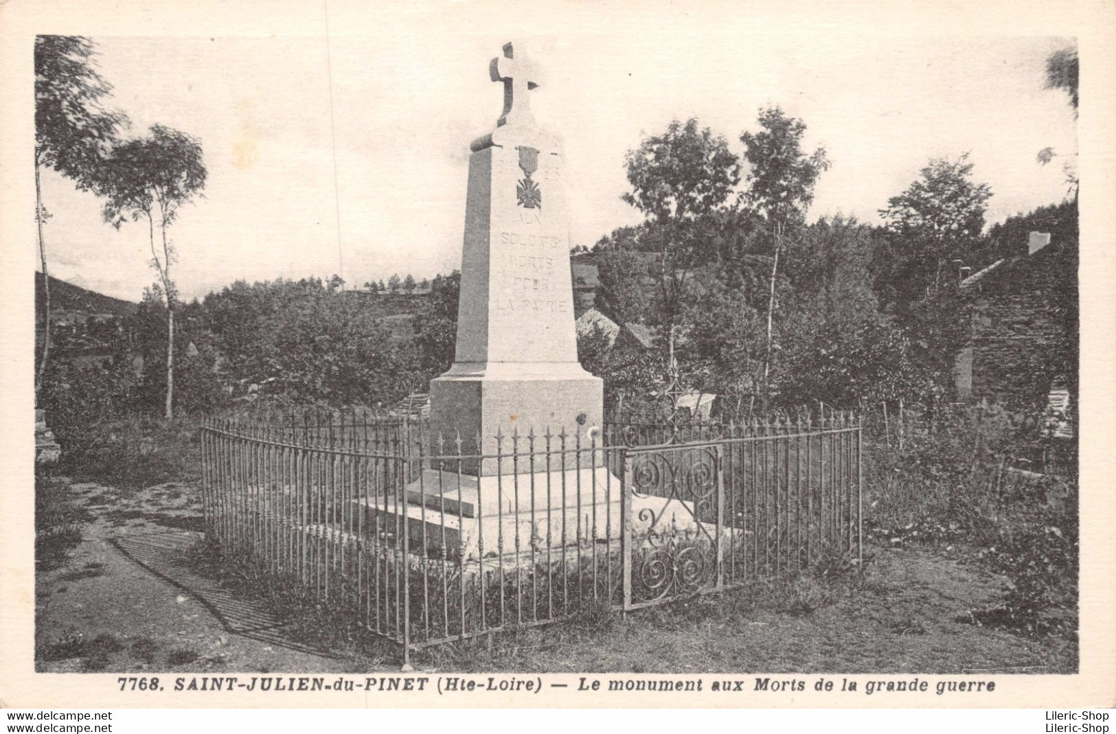 [43] SAINT-JULIEN-DU-PINET - Le Monument Aux Morts De La Grande Guerre Cpa 1930 ♥♥♥ - Other & Unclassified