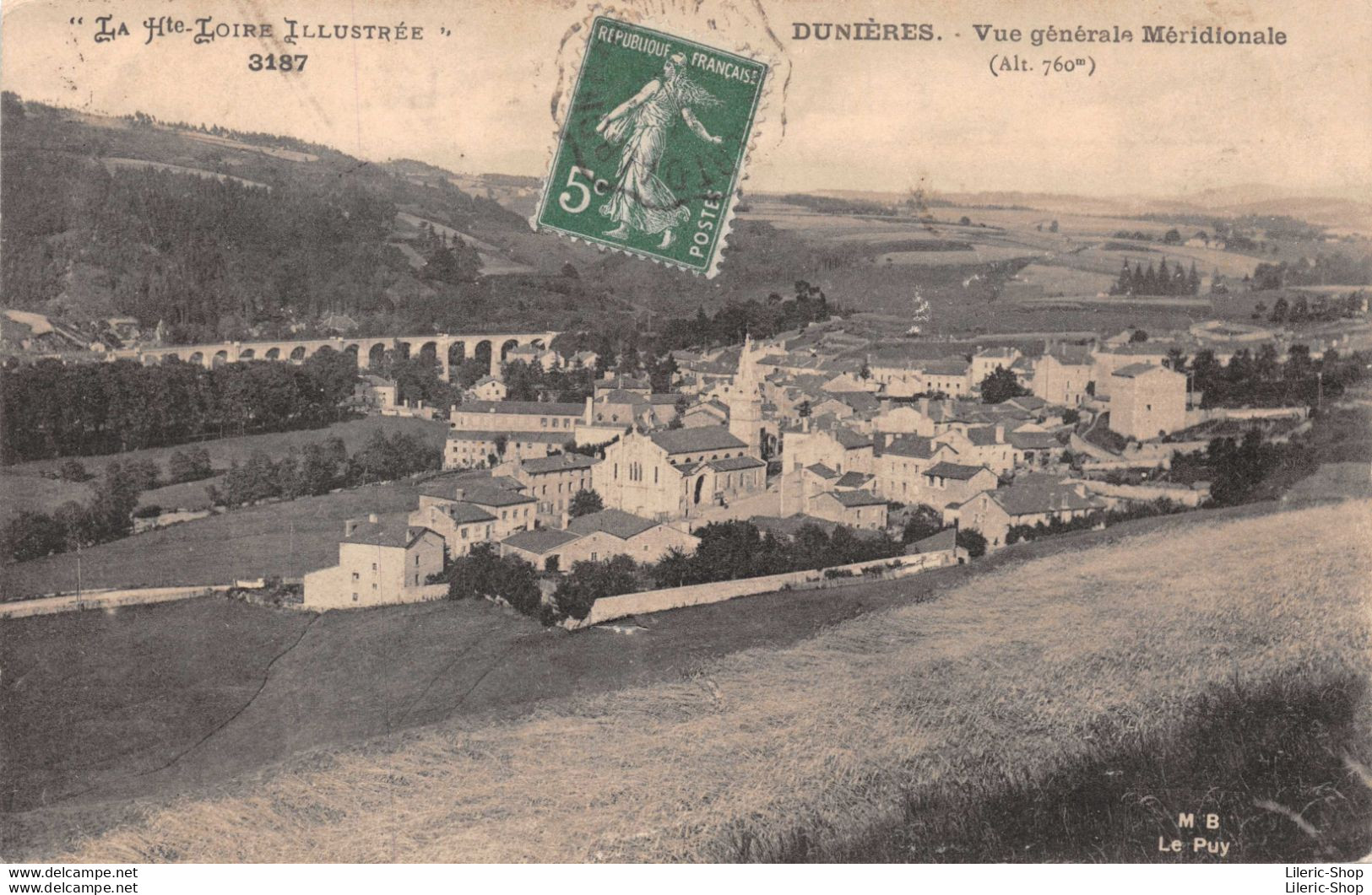 [43] DUNIÈRES - Vue Générale Méridionale -  Cpa 1912 ♦♦♦ - Other & Unclassified