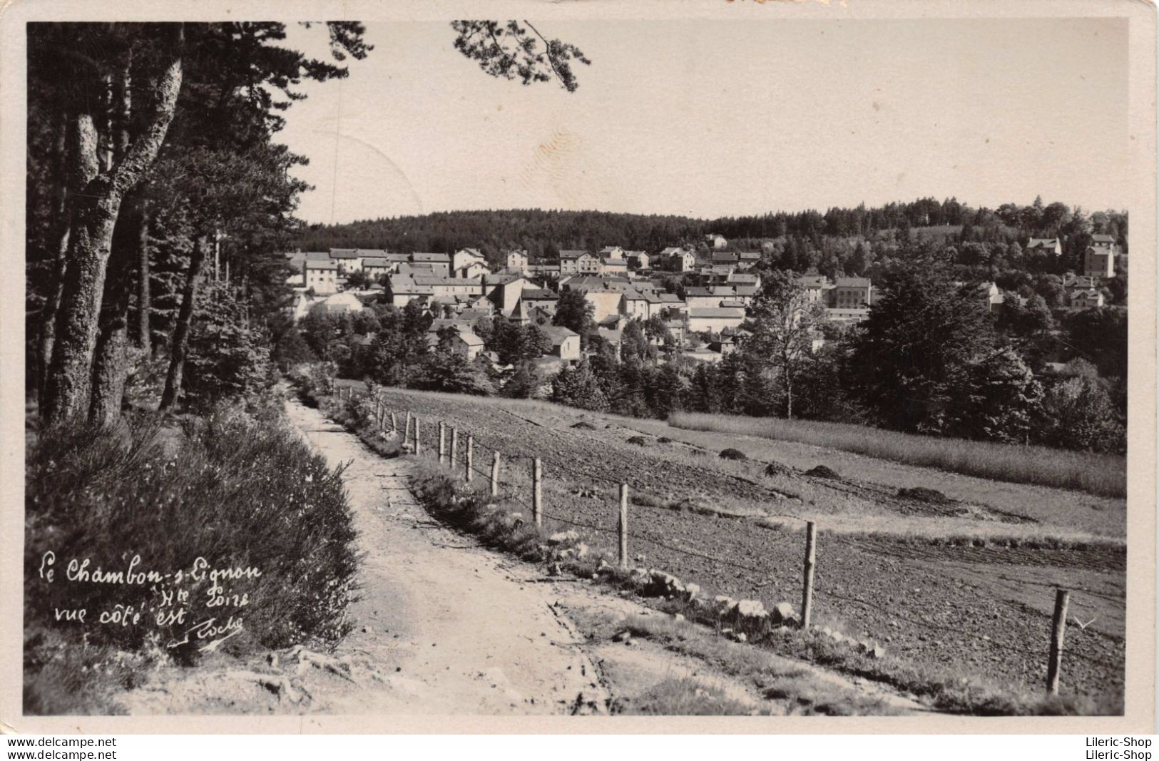 [43] LE CHAMBON SUR LIGNON  - Vue Côté Est -  CPSM  1950   ♦♦♦ - Le Chambon-sur-Lignon