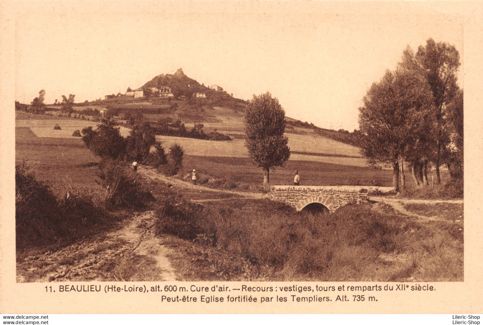 [43] BEAULIEU - RECOURS - Vestiges, Tour Et Remparts Du XII ème Siècle - Castrum De Recours - Cpa ± 1930 ♥♥♥ - Andere & Zonder Classificatie