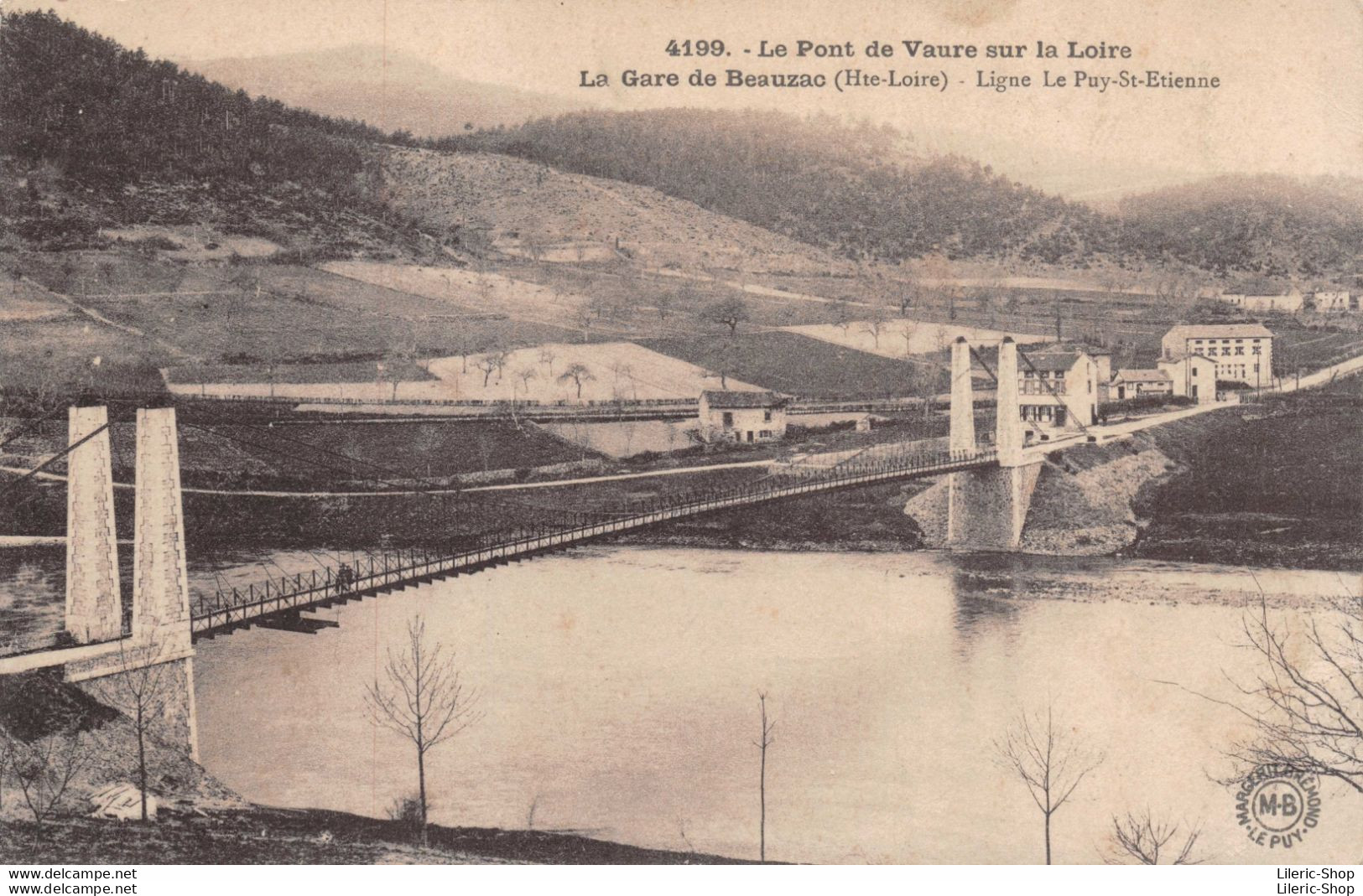 [43]  BEAUZAC - Lieu-dit BRANSAC - La Gare De Beauzac - Ligne Chemin De Fer Le Puy-St-Etienne Cpa ± 1920 ♦♦♦ - Other & Unclassified