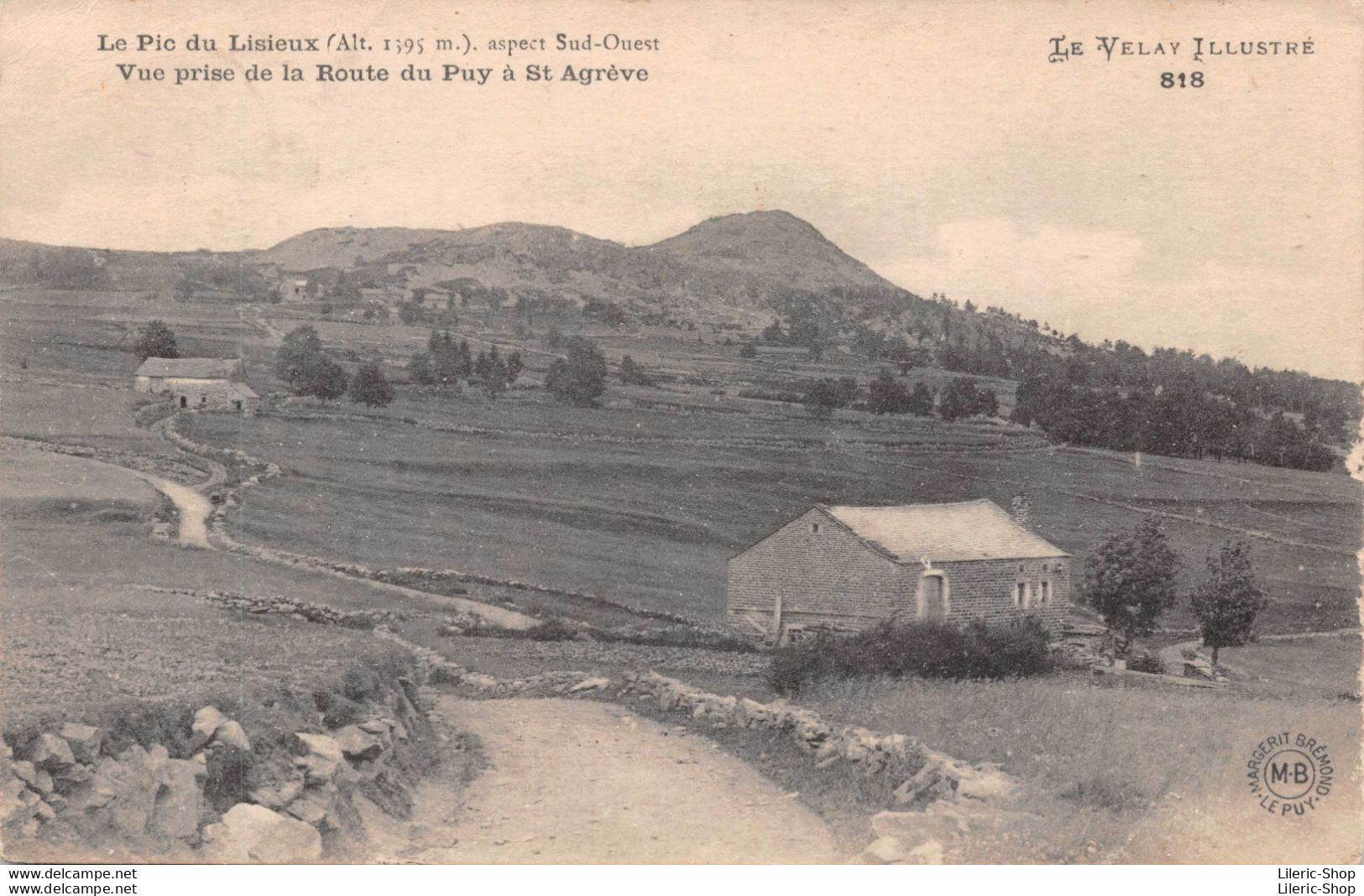 [43]  ARAULES - Le Pic Du LIZIEUX - Vue Prise De La Route Du Puy à St-Agrève ♣♣♣ - Autres & Non Classés