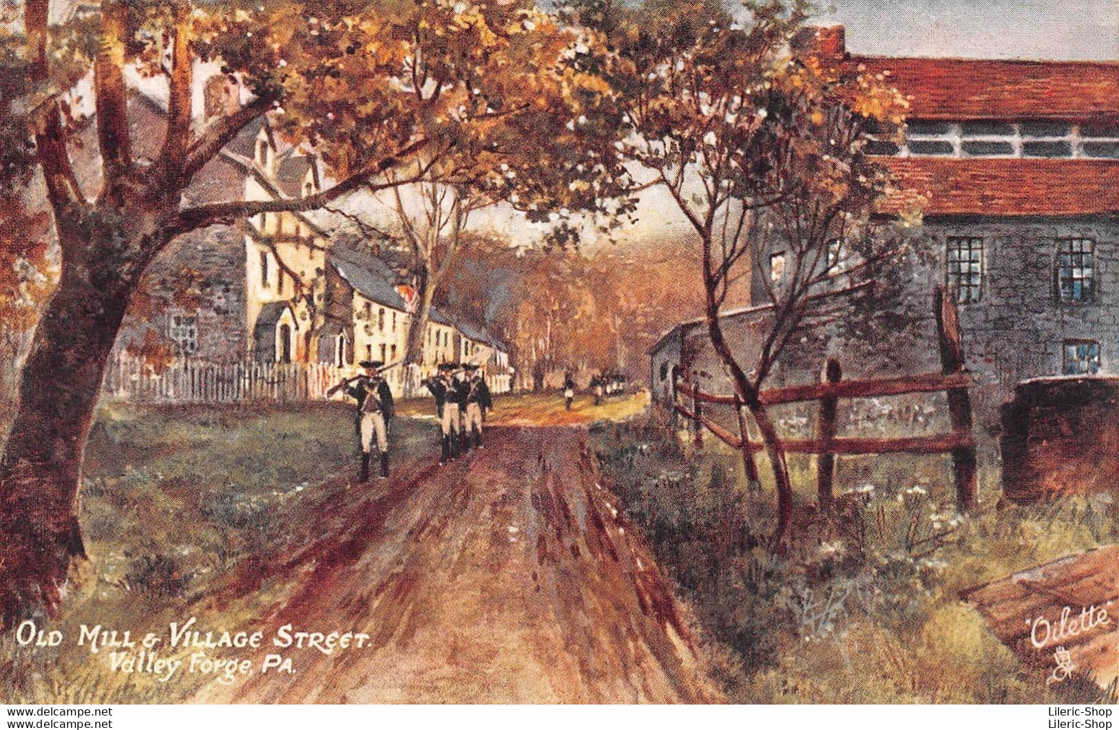 OILETTE Tuck -Valley Forge, PA, Old Mill And Village Street  Cpa ± 1915 ♥♥♥ - Tuck, Raphael