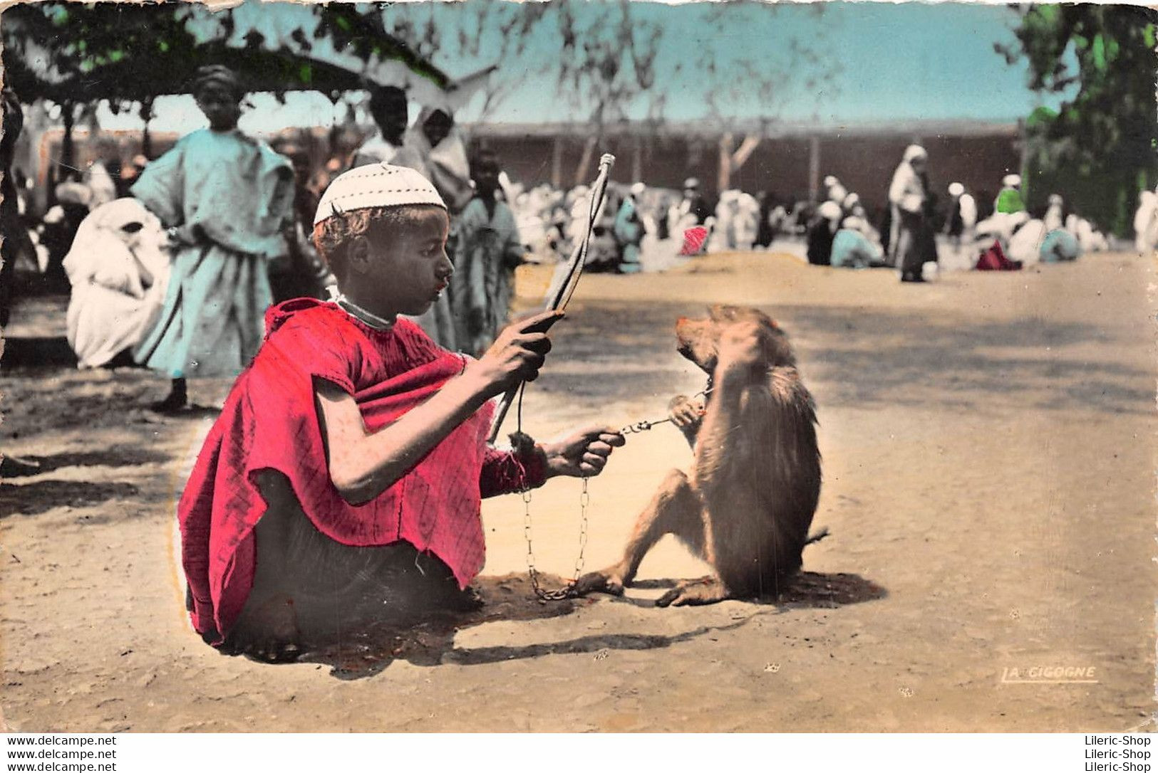 Maroc - Scènes Et Types - Jeune Garçon Dresseur De Singe CPSM PF 1958 ♦♦♦ - Other & Unclassified