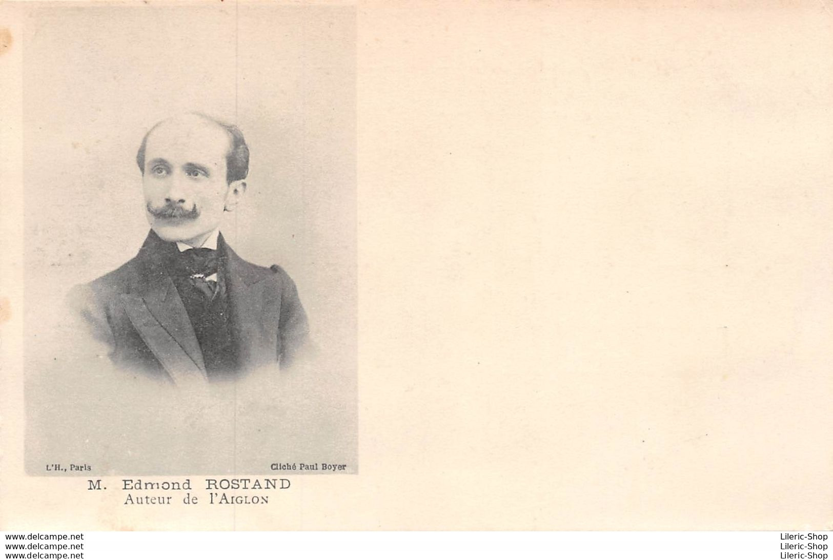 THÉÂTRE►L' AIGLON ►EDMOND ROSTAND►CPA►PRÉCURSEUR►CLICHÉ BOYER  ♦♦♦ - Théâtre