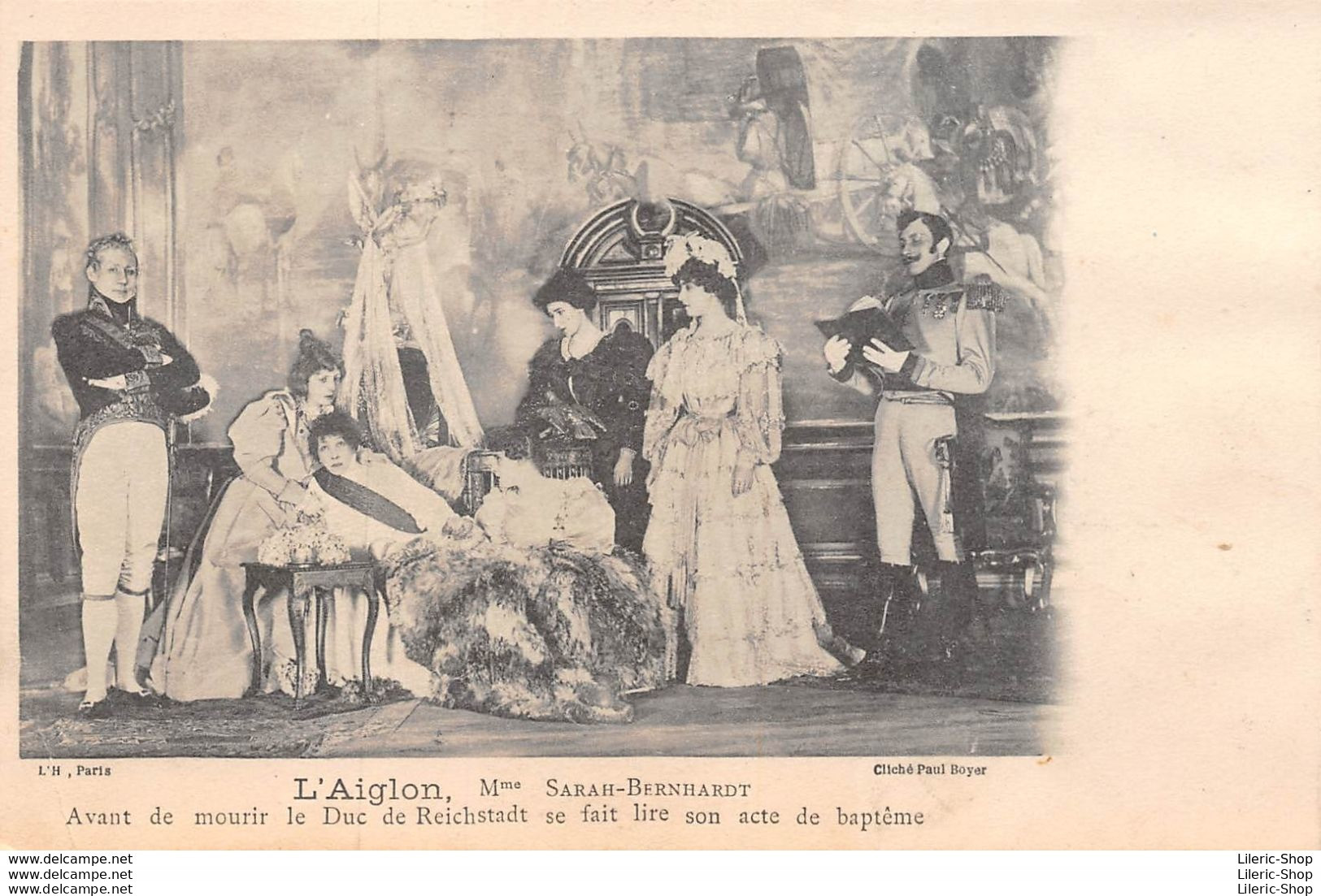 Lot De 5 Cpa - L' AIGLON D'Edmond ROSTAND Avec Les Actrices SARAH BERNARDT - MELLE PRÉVAL MELLE MARIA LEGAULT ♦♦♦ - Théâtre