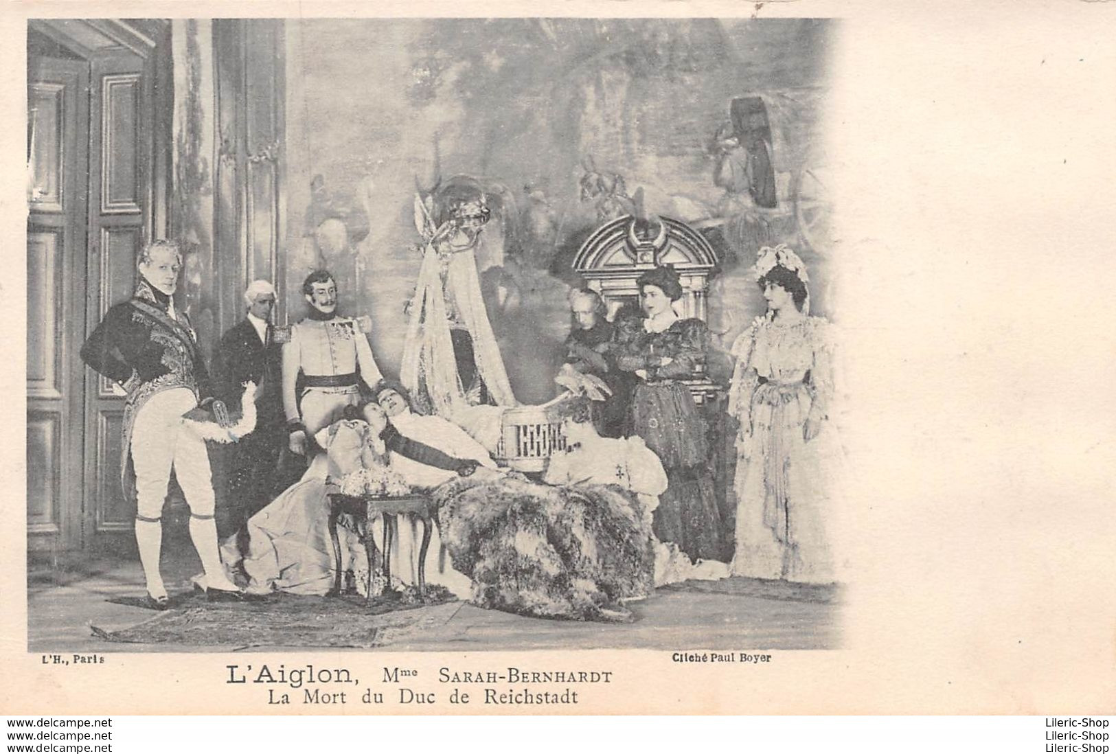 Lot de 5 cpa - L' AIGLON d'Edmond ROSTAND avec les actrices SARAH BERNARDT - MELLE PRÉVAL MELLE MARIA LEGAULT ♦♦♦