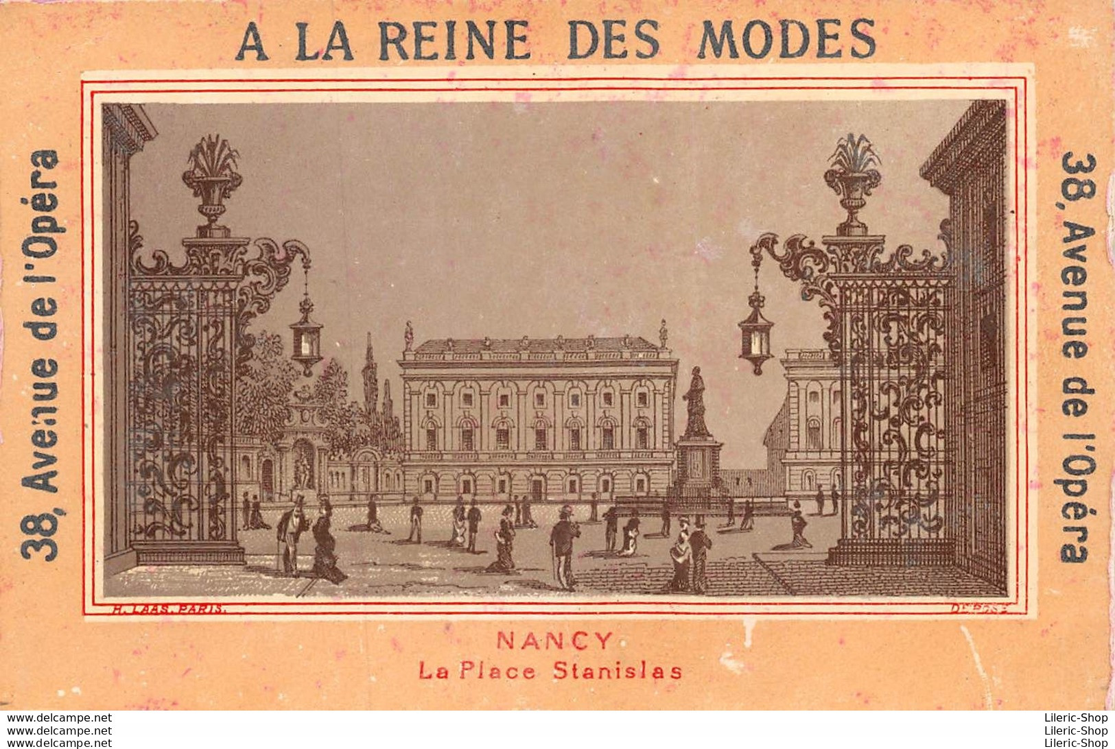 LOT DE 5 CHROMOS "À LA REINE DES MODES" MAISON E. DEGON-POINTUDE -38 AVENUE DE L'OPÉRA PARIS  ♣♣♣ - Autres & Non Classés