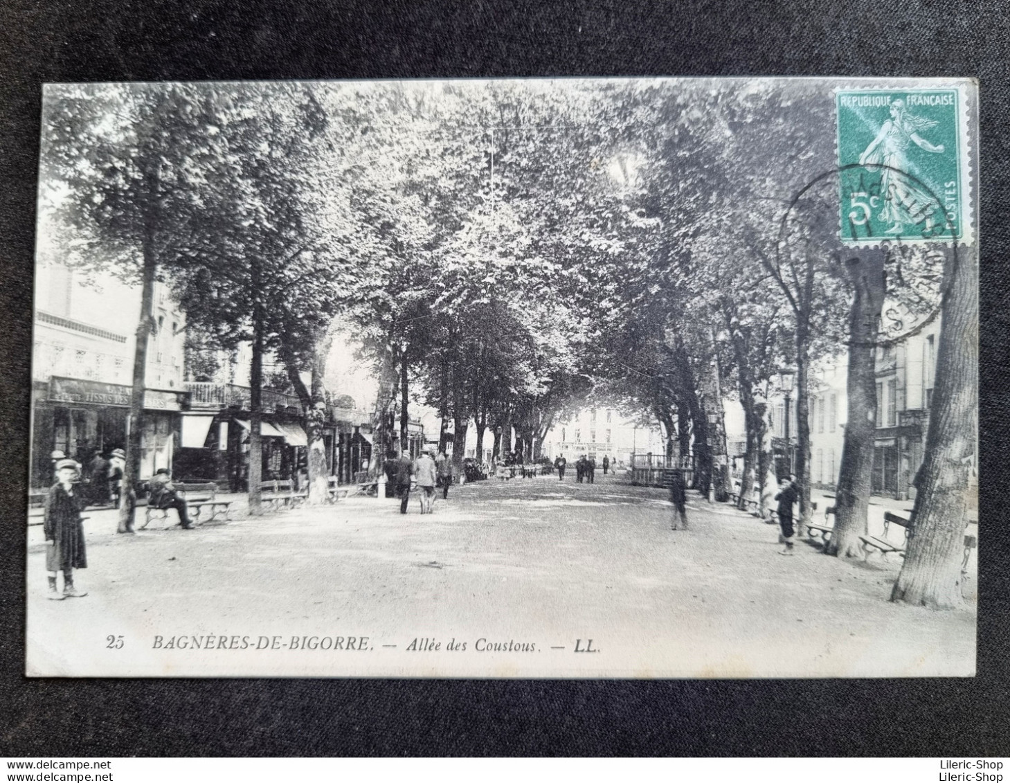 [65] BAGNÉRES-DE-BIGORRE - ALLÉE DES COUSTOUS - ÉDIT. LL N°25 - CPA 1911 ♦♦♦ - Bagneres De Bigorre