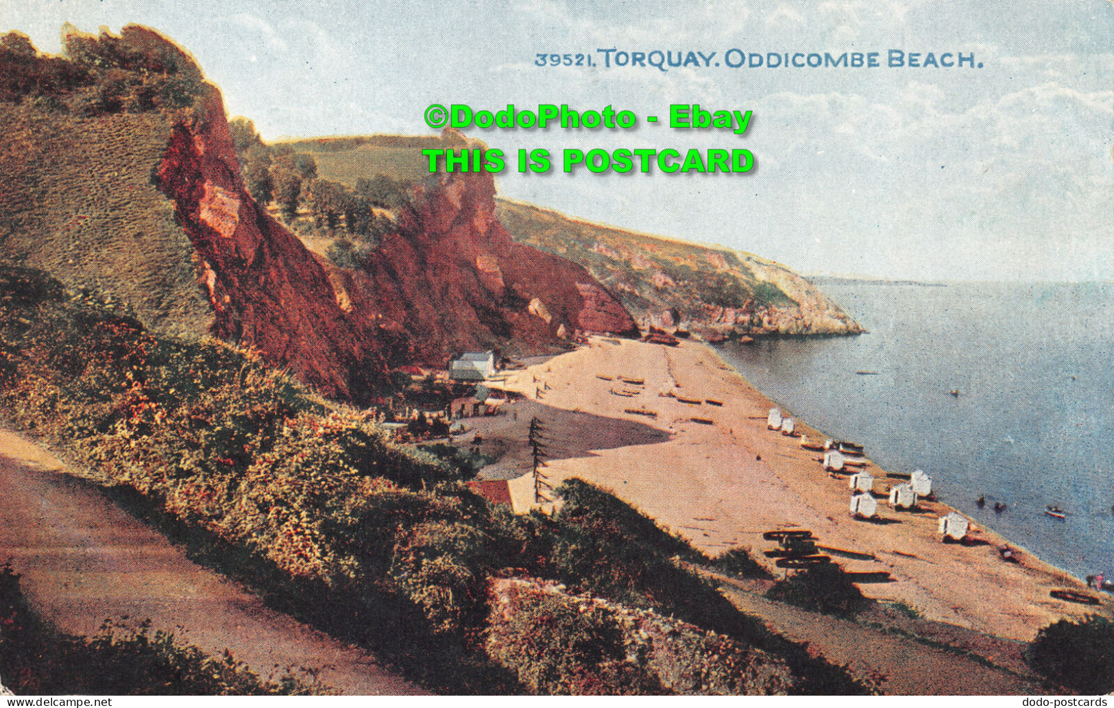 R423391 Torquay. Oddicombe Beach. Photochrom. Celesque Series. 1923 - Monde