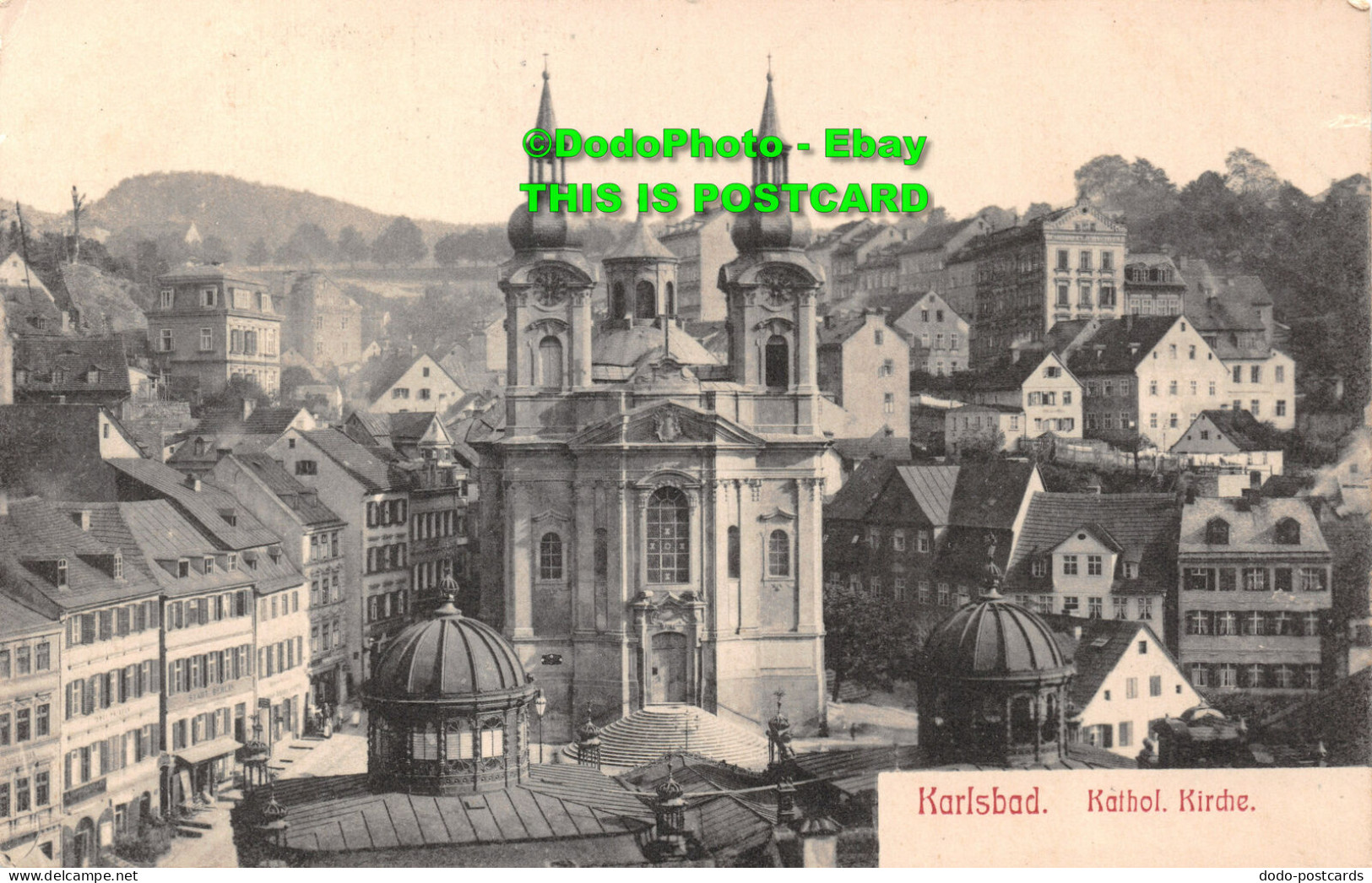 R424018 Karlsbad. Kathol. Kirche. Hermann Poy - Monde