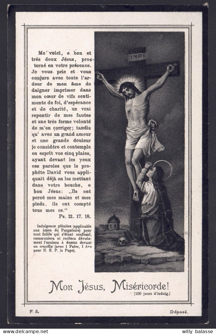 +++ Image Religieuse - Image Pieuse - Décès - BERTRAND - Joiris - BOSSIERES  1848 - 1918  // - Devotion Images