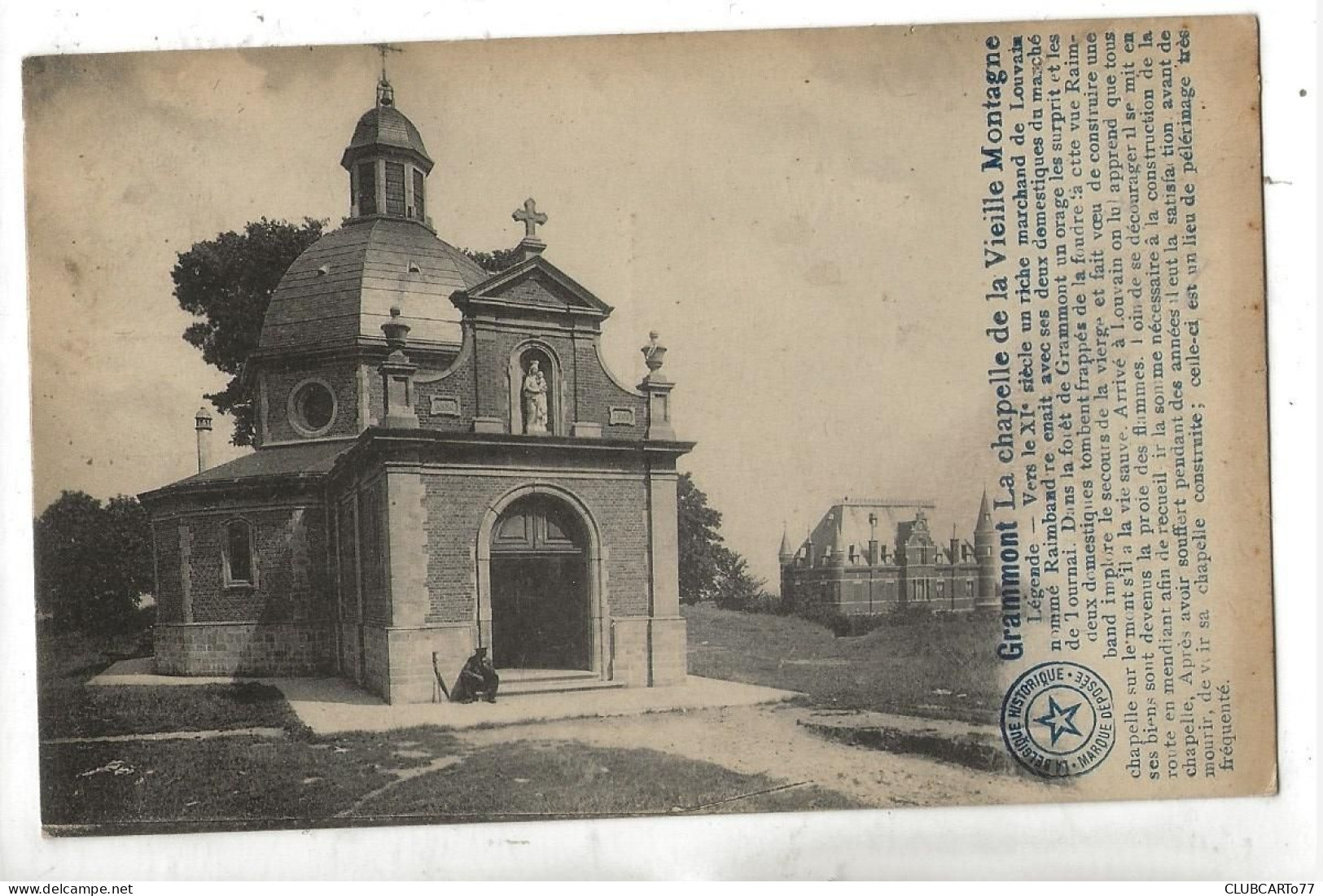 Grammont (Belgique, Flandre-Orientale) : La Chapelle De La Vieille Montagne En 1910 (animé) PF. - Autres & Non Classés