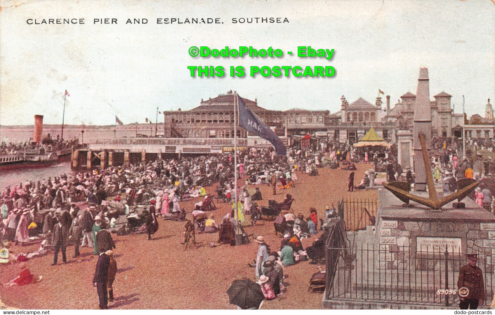 R423394 Southsea. Clarence Pier And Esplanade. Valentine. Valesque Series. 1926 - Monde
