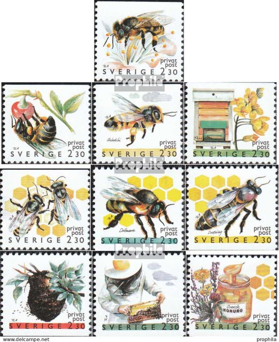 Schweden 1609-1618 (kompl.Ausg.) Postfrisch 1990 Bienenzucht - Ungebraucht