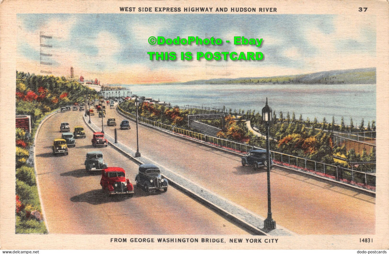 R424023 New York City. From George Washington Bridge. West Side Express Highway - Monde