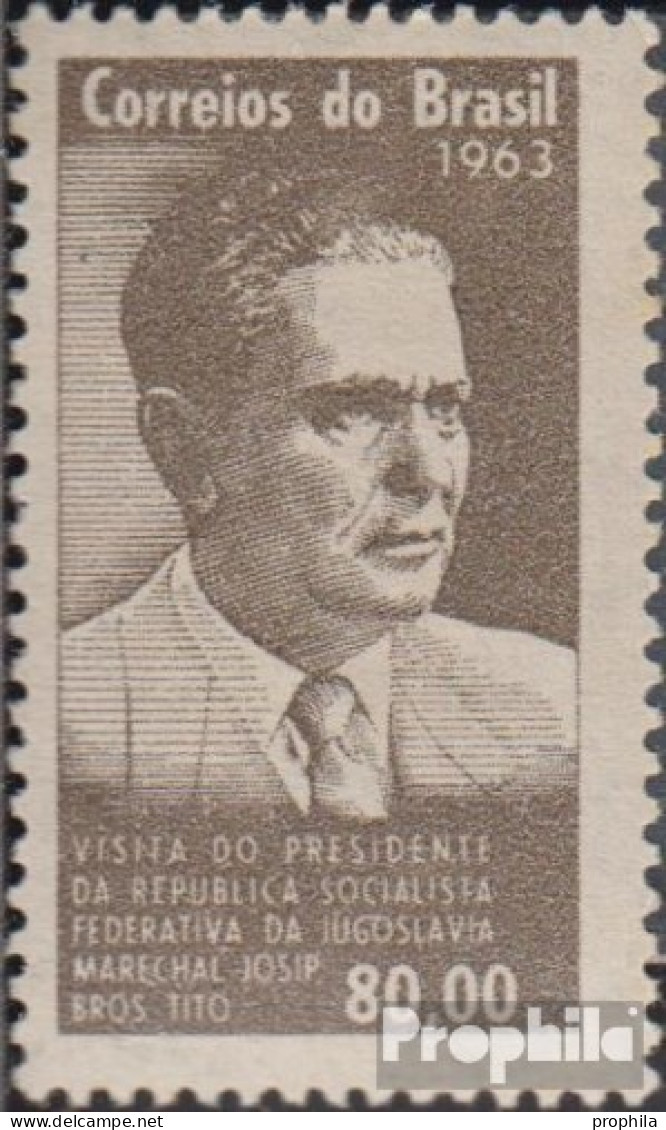 Brasilien 1043 (kompl.Ausg.) Postfrisch 1963 Staatspräsident Tito - Neufs