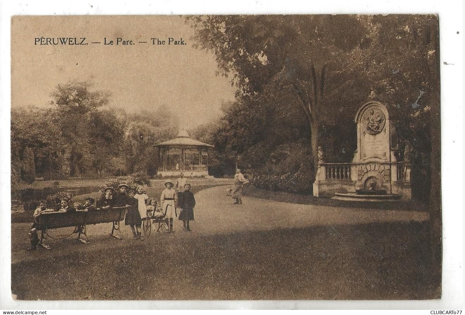 Péruwelz (Belgique, Hainaut) : Les Enfants Du Parc En 1919 (animé) PF. - Péruwelz