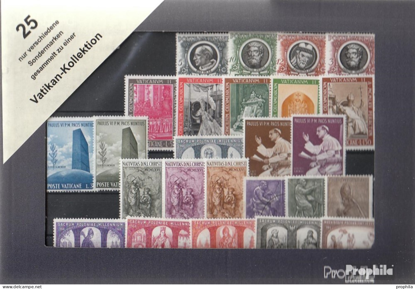 Vatikanstadt Briefmarken-25 Verschiedene Marken - Collections