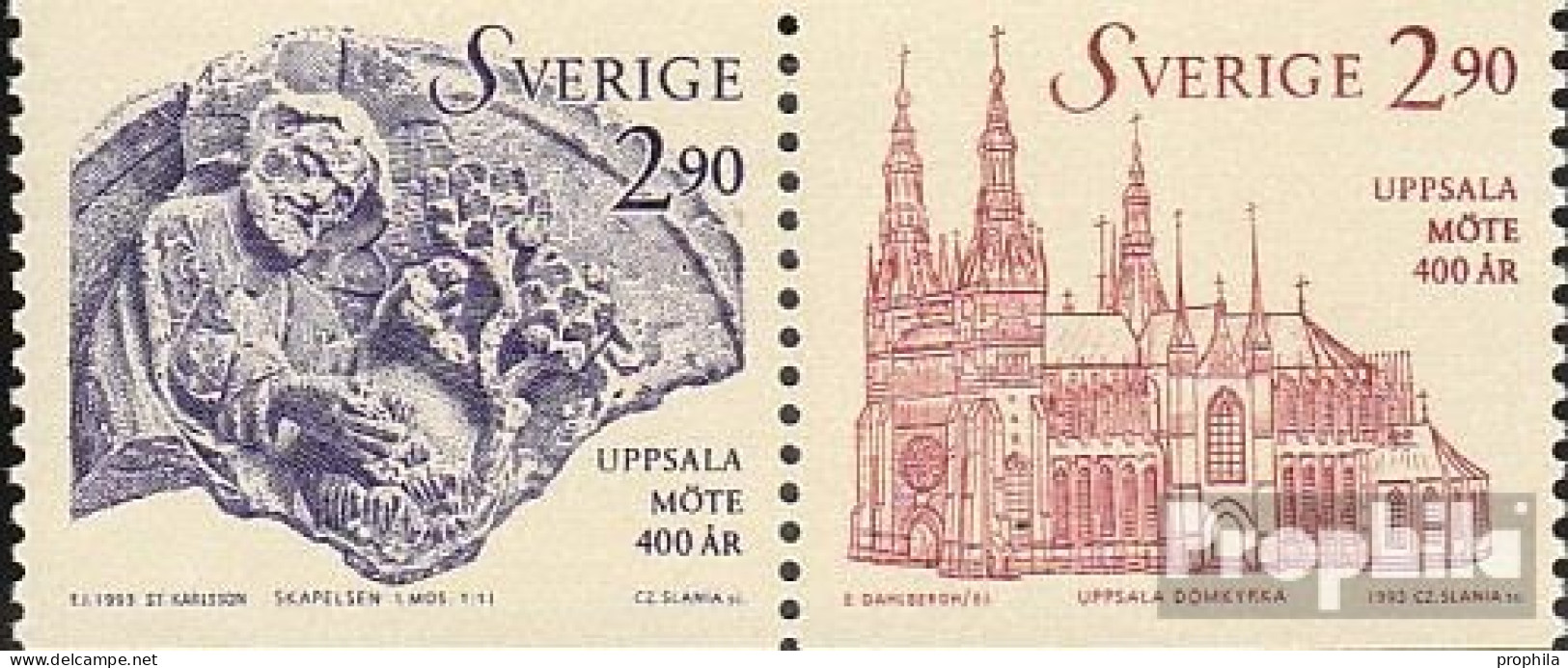 Schweden 1770-1771 Paar (kompl.Ausg.) Postfrisch 1993 Synode Von Uppsala - Neufs