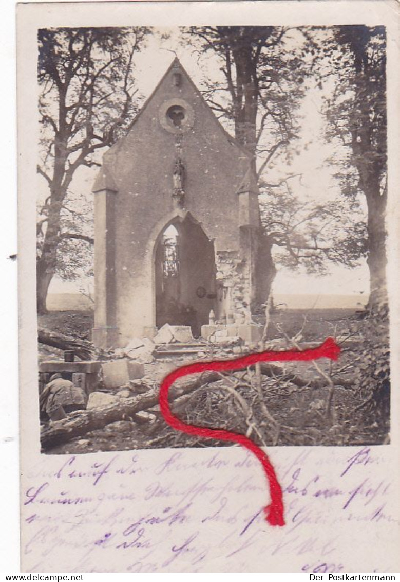 / 55 / - Bei APREMONT Chapelle Carte Photo Allemande 1° Guerre - Autres & Non Classés