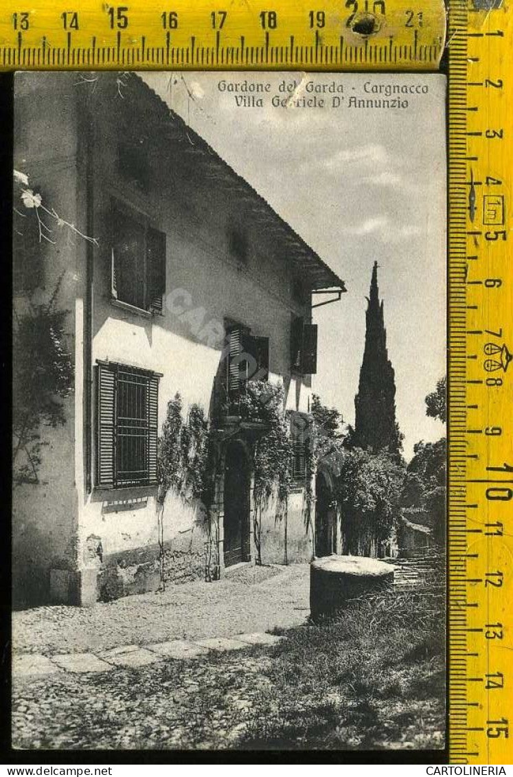 Brescia  Gardone Del Garda - Cargnacco Villa Gabriele D'Annunzio (piccolo Taglio) - Brescia