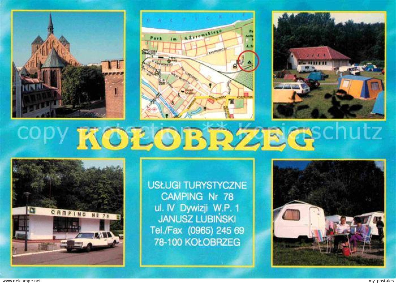 72680711 Kolobrzeg Polen Camping Nr 78 Details Kirche  - Poland