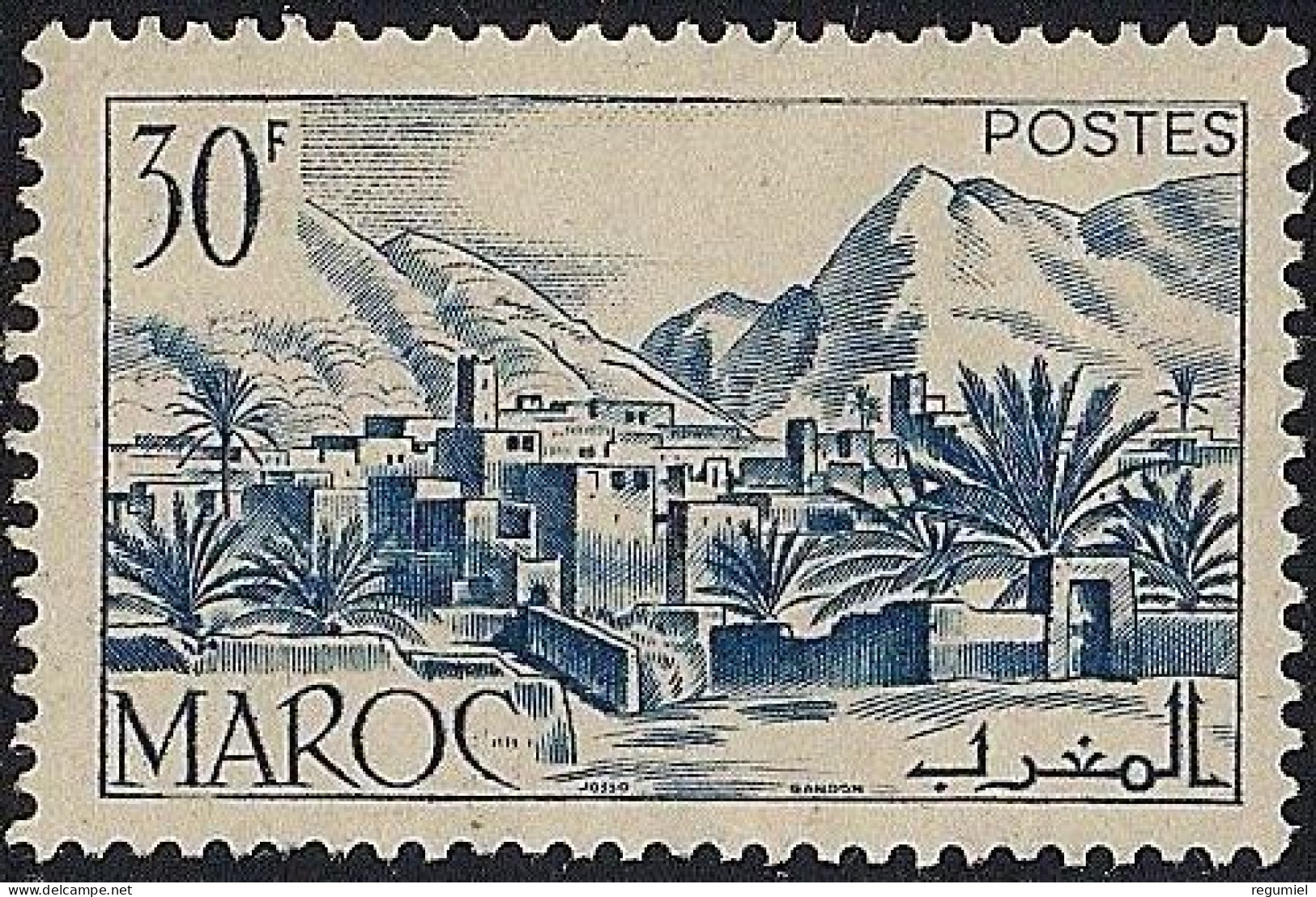 Maroc  305 ** MNH. 1951 - Maroc (1956-...)