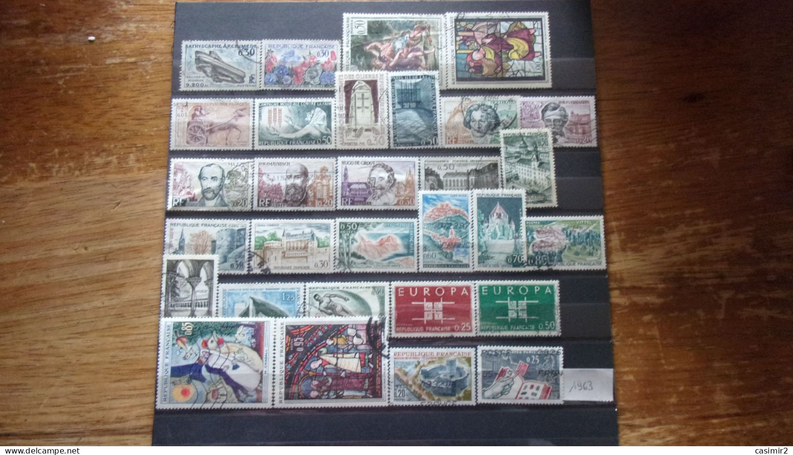 ACHETEZ EN LOT PRIX UNIQUE 0.10€ FRANCE ANNEE 1963 LOT 4 - Lots & Kiloware (mixtures) - Max. 999 Stamps