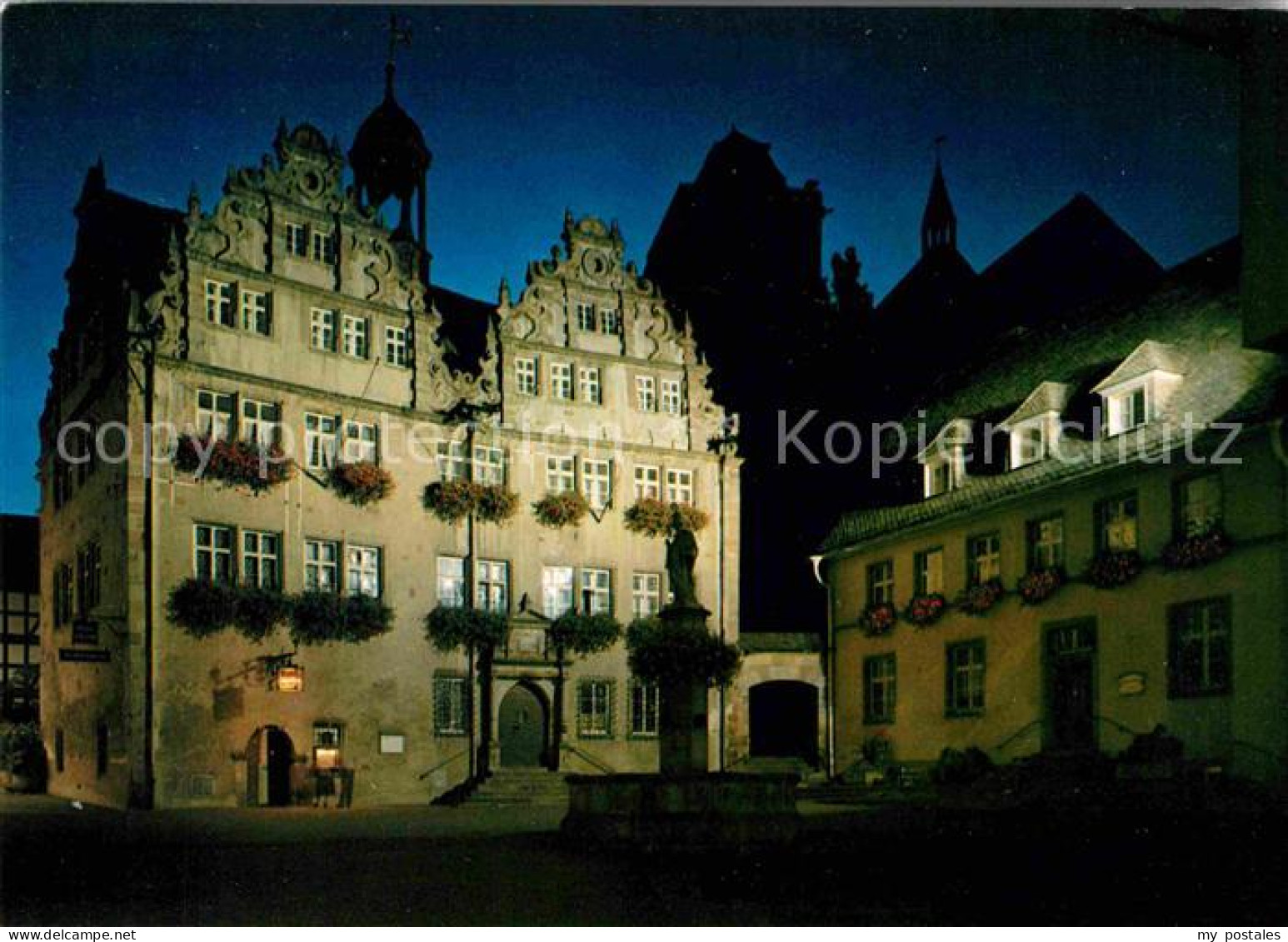 72679738 Bad Hersfeld Rathaus Nachtaufnahme Bad Hersfeld - Bad Hersfeld