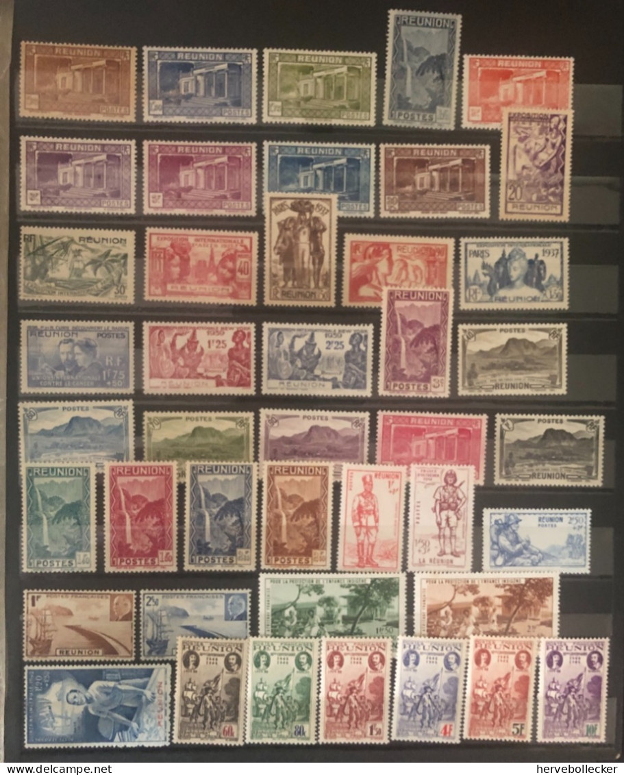 Timbres Réunion Lot à Partir De 1900 Voir Photos - Otros & Sin Clasificación