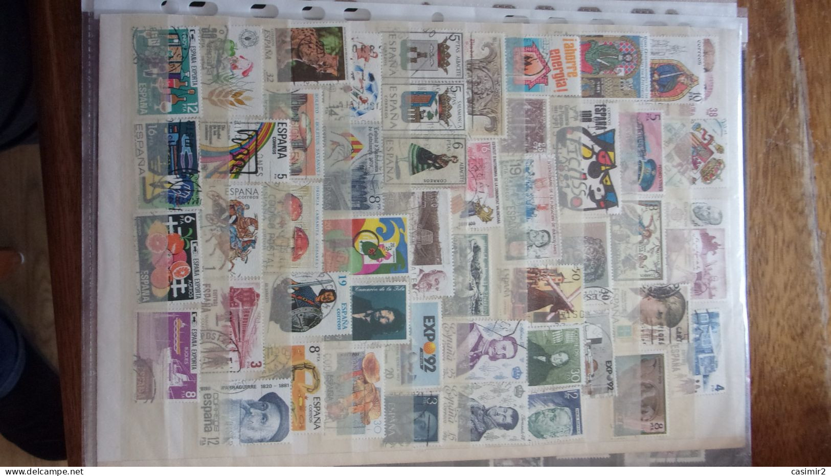 ACHETEZ EN LOT PRIX UNIQUE 0.10€ ESPAGNE LOT 14 - Vrac (max 999 Timbres)