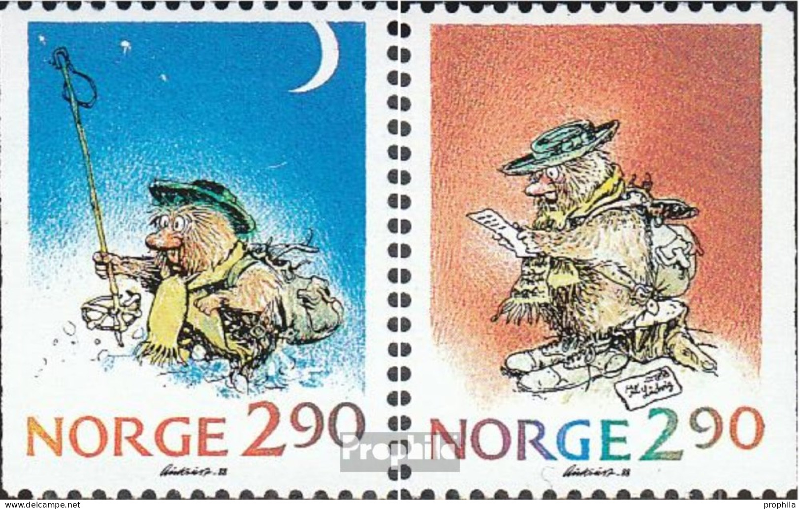Norwegen 1007-1008 (kompl.Ausg.) Postfrisch 1988 Weihnachten - Ungebraucht