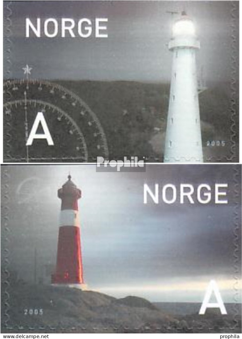 Norwegen 1546Do-1547Do (kompl.Ausg.) Postfrisch 2005 Leuchttürme - Unused Stamps